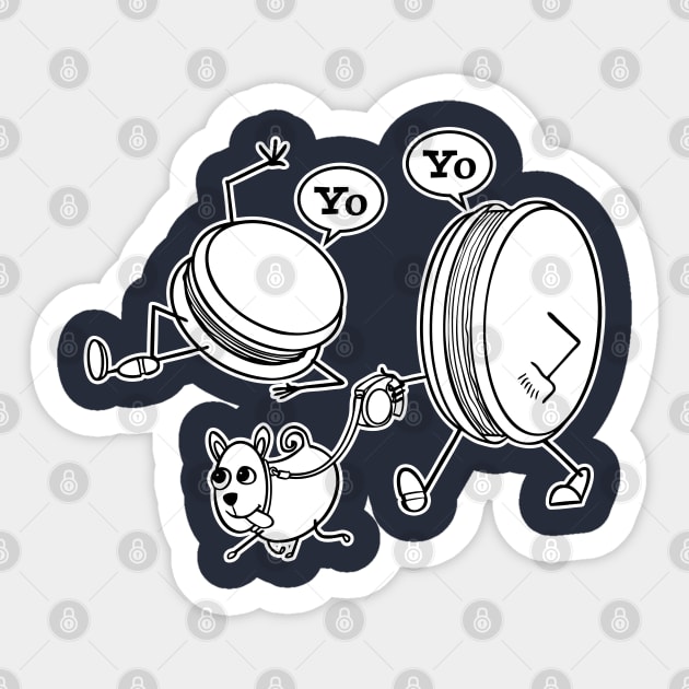 Yo-Yo Buddies Yo-Yo Fan Sticker by atomguy